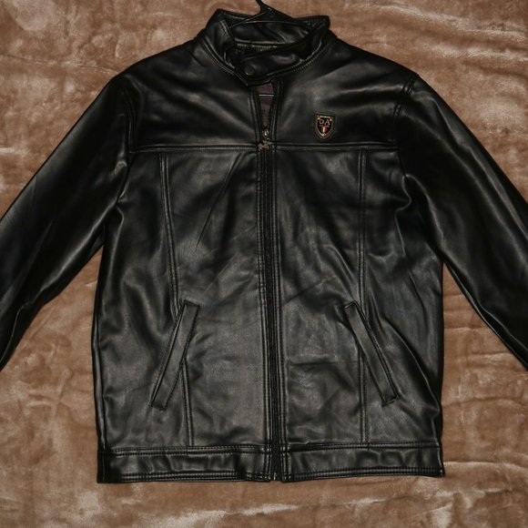 GA Milano Italy Leather Jacket - Genuine REAL - New with Tags - Length 27 - Picture 2 of 16